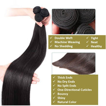 Load image into Gallery viewer, Natural Color 34 Inch Remy Hair