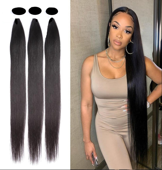 Natural Color 34 Inch Remy Hair