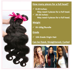 Hair Weaves Extensions Single Body