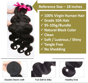 Hair Weaves Extensions Single Body