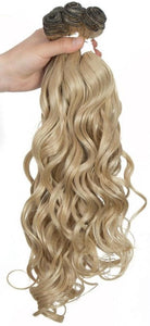 Deep Wave Brown Synthetic Hair