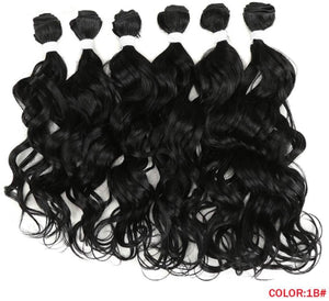 Deep Wave Brown Synthetic Hair