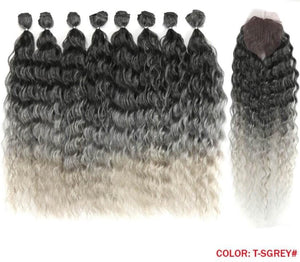 Silver Grey Hair Extensions