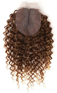 Curly Hair Middle Part Lace Front