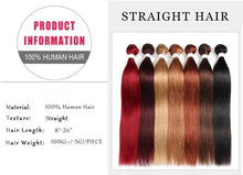 Load image into Gallery viewer, Brazilian Straight Human Hair Weave Bundles