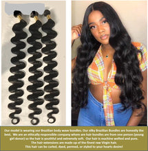 Load image into Gallery viewer, Natural Hair Weave Double Drawn