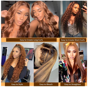 Straight Brown Human Hair Closure