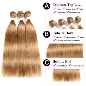 Brazilian Straight Human Hair Weave Bundles