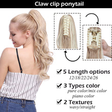 Load image into Gallery viewer, Clip In Ponytail Hair Extension Synthetic