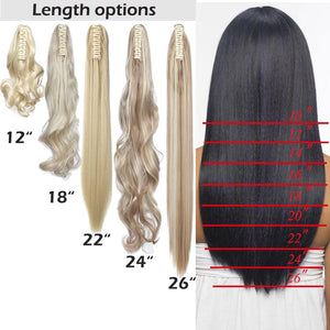 Clip In Ponytail Hair Extension Synthetic