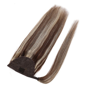 Human Hair Ponytail Brazilian Straight Remy