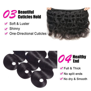 Hair Weaves Extensions Single Body