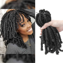 Load image into Gallery viewer, Black Red Synthetic Hair Braiding