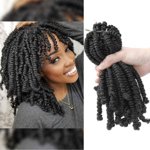 Black Red Synthetic Hair Braiding