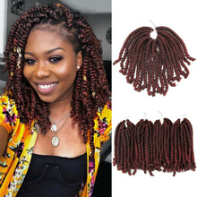 Load image into Gallery viewer, Black Red Synthetic Hair Braiding