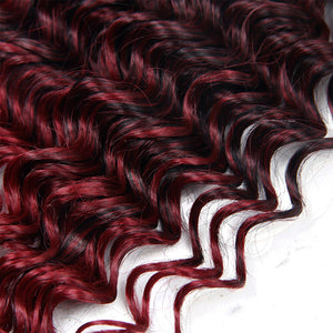 Synthetic Deep Wave Hair Extensions