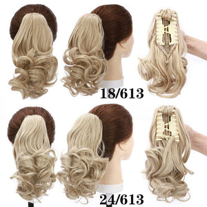 Short Wavy Ponytail Hair Extensions