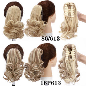 Short Wavy Ponytail Hair Extensions