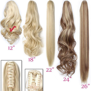 Short Wavy Ponytail Hair Extensions