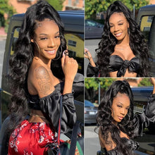 Load image into Gallery viewer, Human Hair Wavy Ponytails