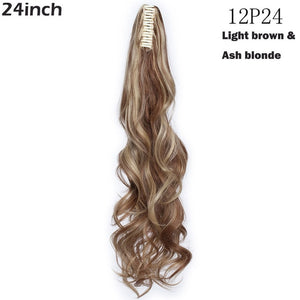 Clip In Ponytail Hair Extension Synthetic