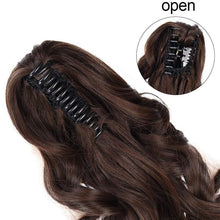 Load image into Gallery viewer, Ponytail Hair Extension 18&quot; Curly Wavy Clip