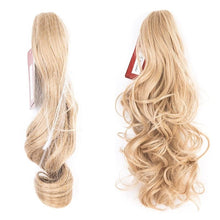 Load image into Gallery viewer, Ponytail Hair Extension 18&quot; Curly Wavy Clip