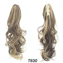 Load image into Gallery viewer, Ponytail Hair Extension 18&quot; Curly Wavy Clip