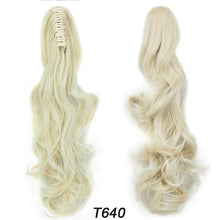 Load image into Gallery viewer, Ponytail Hair Extension 18&quot; Curly Wavy Clip