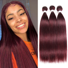 Load image into Gallery viewer, Brazilian Straight Human Hair Weave Bundles